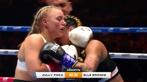 elle brooke naked|Elle Brooke (138) vs. Jully Poca (139.5)